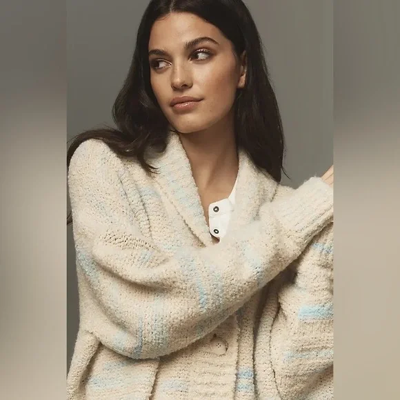 Pilcro Notched Lapel Cardigan - Picture 3 of 9